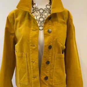 CABI fall lightweight jacket in Harvest Gold S ready in time for fall festivals